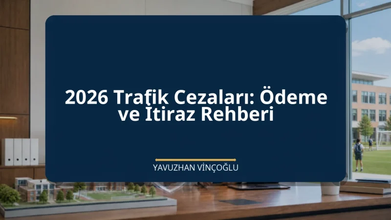 2026 Trafik Cezaları: Ödeme ve İtiraz Rehberi