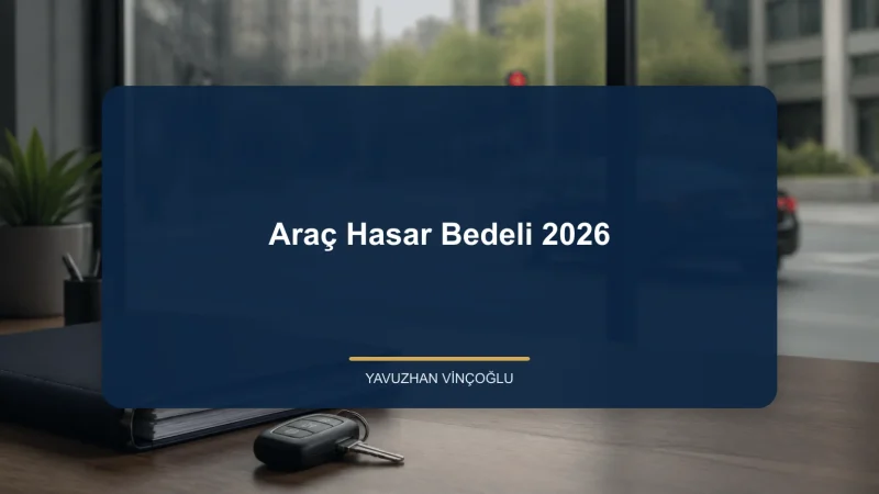 Araç Hasar Bedeli 2026
