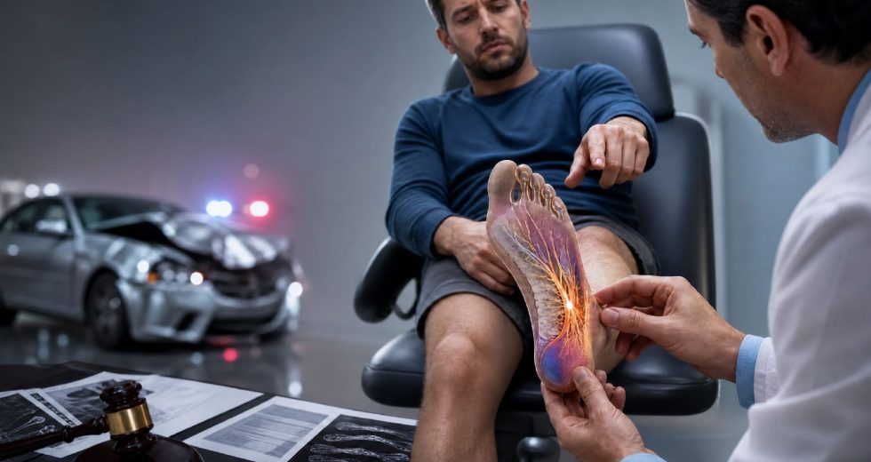 Trafik Kazası Sonrası Lateral Plantar Sinir Hasarı, Ayak Tabanı Dışında Uyuşma ve Engel Oranı