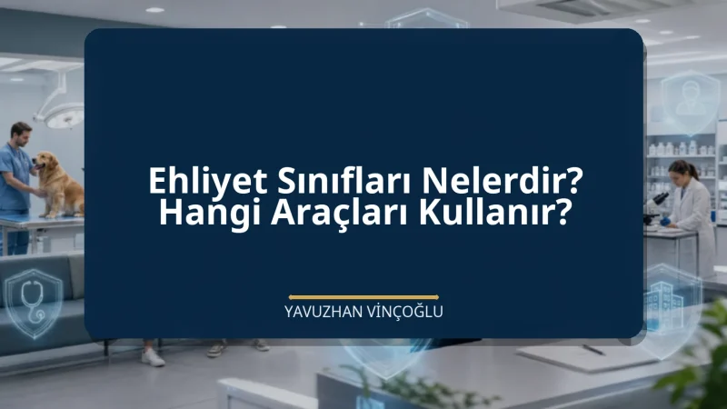 Ehliyet Sınıfları Nelerdir? Hangi Araçları Kullanır?