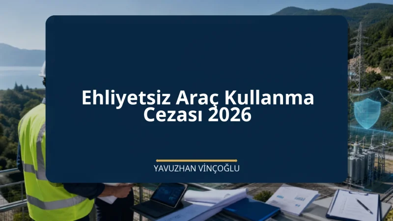 Ehliyetsiz Araç Kullanma Cezası 2026