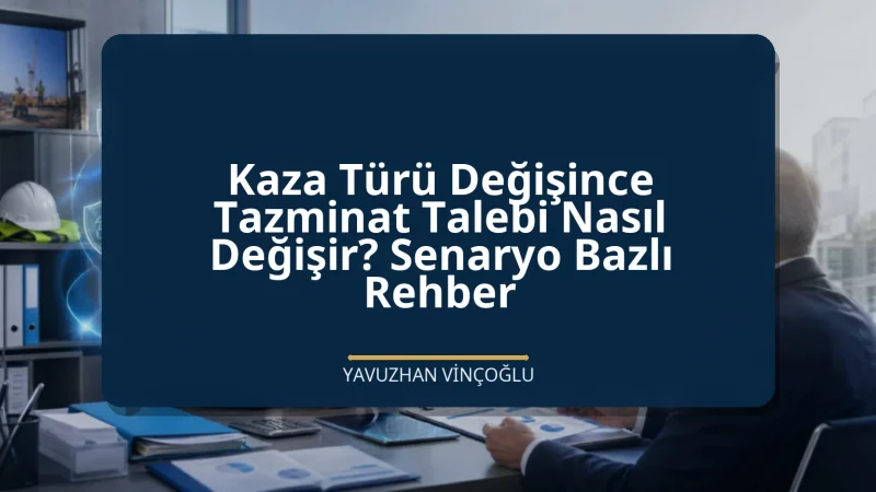 Kaza Türü Değişince Tazminat Talebi Nasıl Değişir? Senaryo Bazlı Rehber