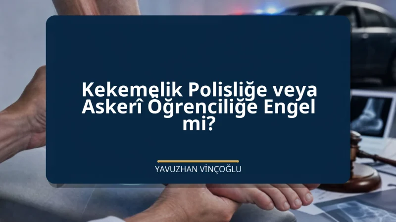 Kekemelik Polisliğe veya Askerî Öğrenciliğe Engel mi?