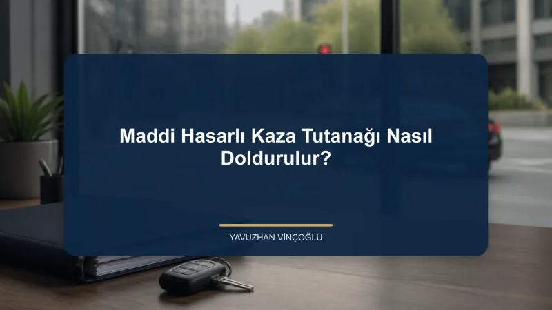 Maddi Hasarlı Kaza Tutanağı Nasıl Doldurulur?