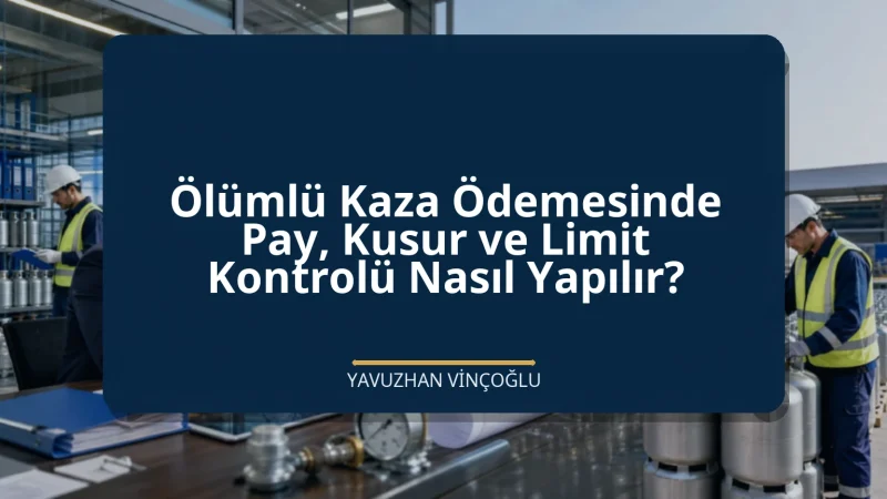 Ölümlü Kaza Ödemesinde Pay, Kusur ve Limit Kontrolü Nasıl Yapılır?