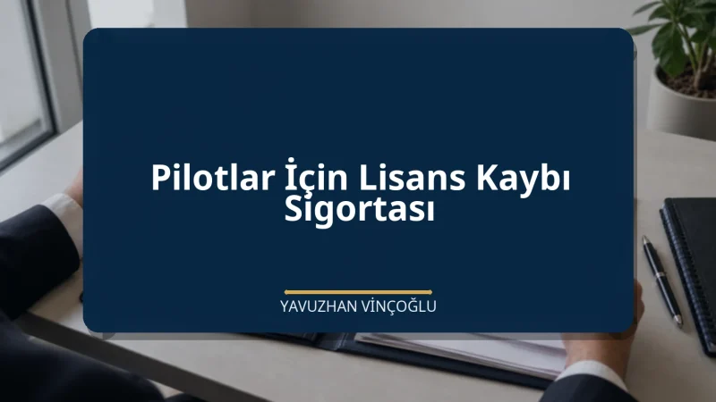Pilotlar İçin Lisans Kaybı Sigortası