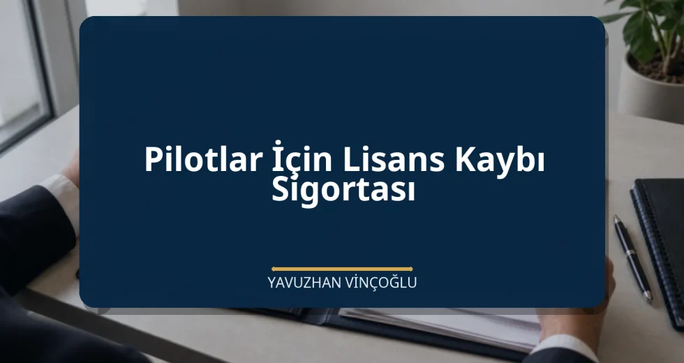 Pilotlar İçin Lisans Kaybı Sigortası