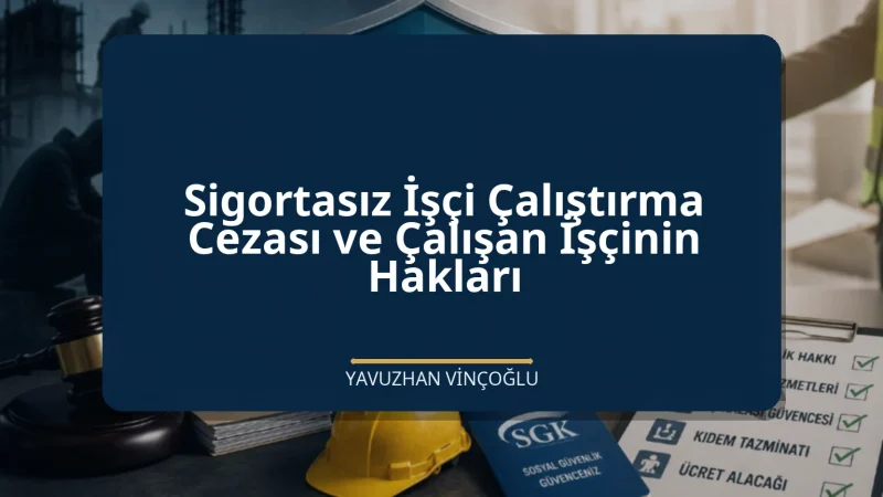 Sigortasız İşçi Çalıştırma Cezası ve Çalışan İşçinin Hakları