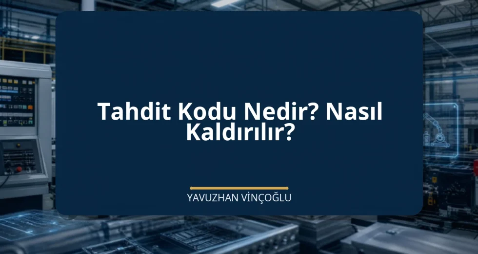 Tahdit Kodu Nedir? Nasıl Kaldırılır?