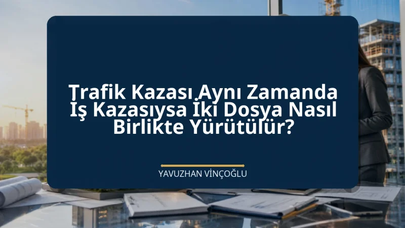 Trafik Kazası Aynı Zamanda İş Kazasıysa İki Dosya Nasıl Birlikte Yürütülür?