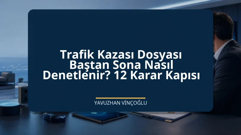 Trafik Kazası Dosyası Baştan Sona Nasıl Denetlenir? 12 Karar Kapısı