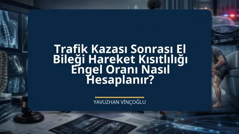 Trafik Kazası Sonrası El Bileği Hareket Kısıtlılığı Engel Oranı Nasıl Hesaplanır?