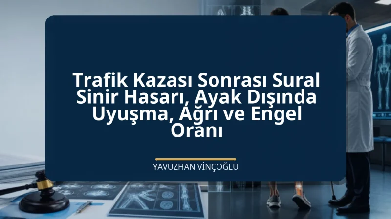 Trafik Kazası Sonrası Sural Sinir Hasarı, Ayak Dışında Uyuşma, Ağrı ve Engel Oranı
