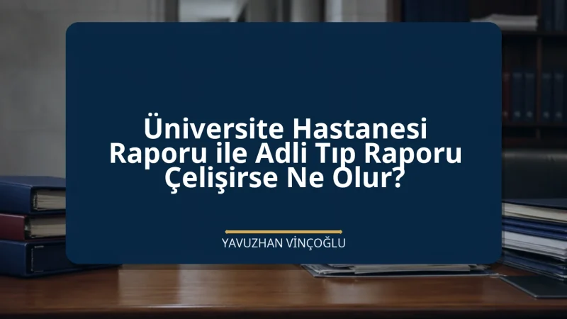 Üniversite Hastanesi Raporu ile Adli Tıp Raporu Çelişirse Ne Olur?