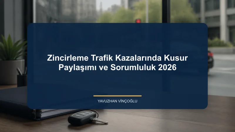 Zincirleme Trafik Kazalarında Kusur Paylaşımı ve Sorumluluk 2026